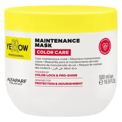 Yellow Color Care Maintenance Mask Маска для захисту кольору фарбованого волосся