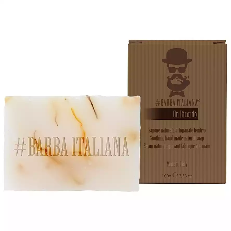 Barba Italiana Un Ricordo Natural Soap Натуральне заспокійливе мило 100 гр.