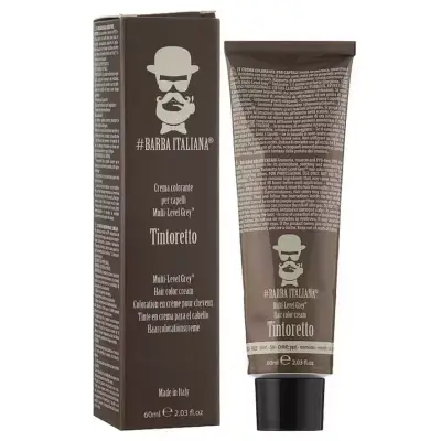 Barba Italiana Tintoretto Multi Level Grey nr. 4 Крем-фарба для чоловічого волосся