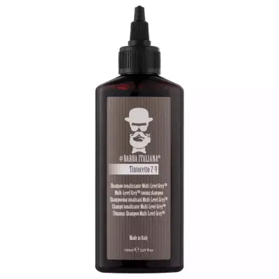 Barba Italiana Tintoretto 7-9 Multi Level Grey Tonning Shampoo Тонуючий шампунь для чоловіків